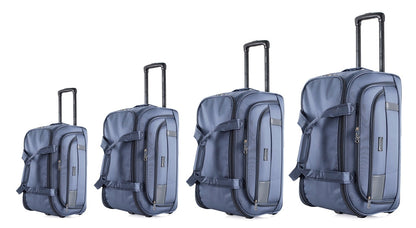 Gavin Soft shell Lightweight Duffel Rolling Bag 4 Piece Set