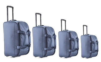 Gavin Soft shell Lightweight Duffel Rolling Bag 4 Piece Set