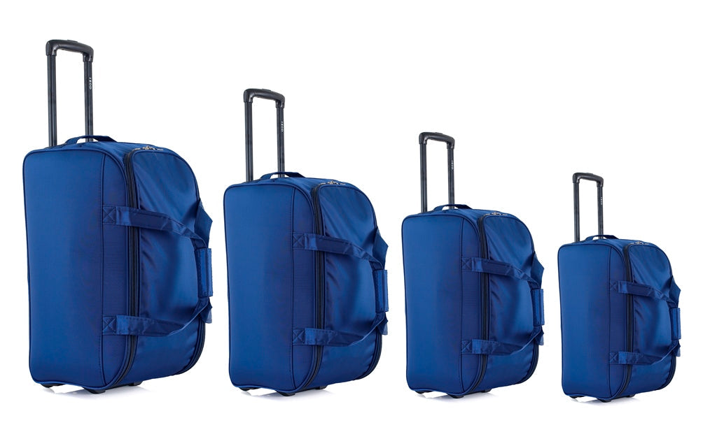 Gavin Soft shell Lightweight Duffel Rolling Bag 4 Piece Set