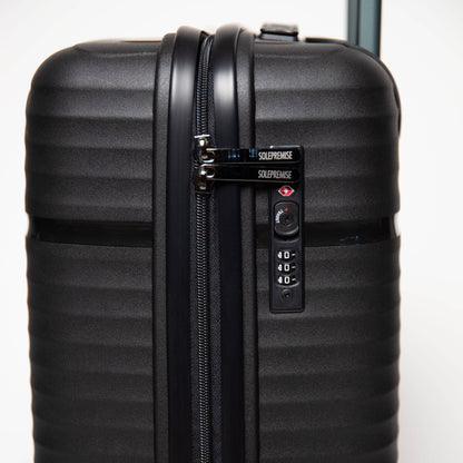 20-inch Black Carry-on Suitcase with TSA Lock