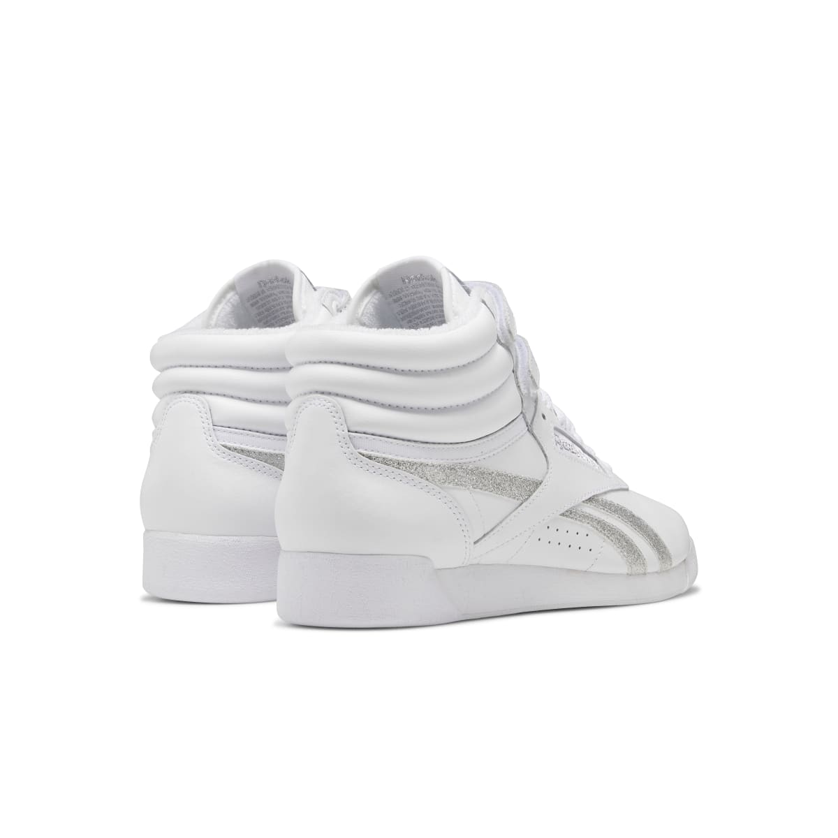 REEBOK GX2232 F/S HI Women's (Medium) White/Silver Leather Lifestyle Shoes