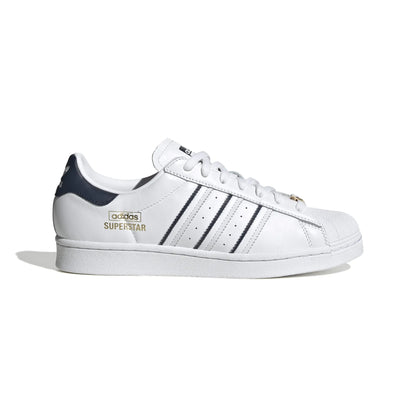 ADIDAS GY2559 SUPERSTAR MN'S (Medium) White/White/Maroon Leather Lifestyle Shoes