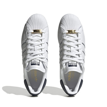 ADIDAS GY2559 SUPERSTAR MN'S (Medium) White/White/Maroon Leather Lifestyle Shoes