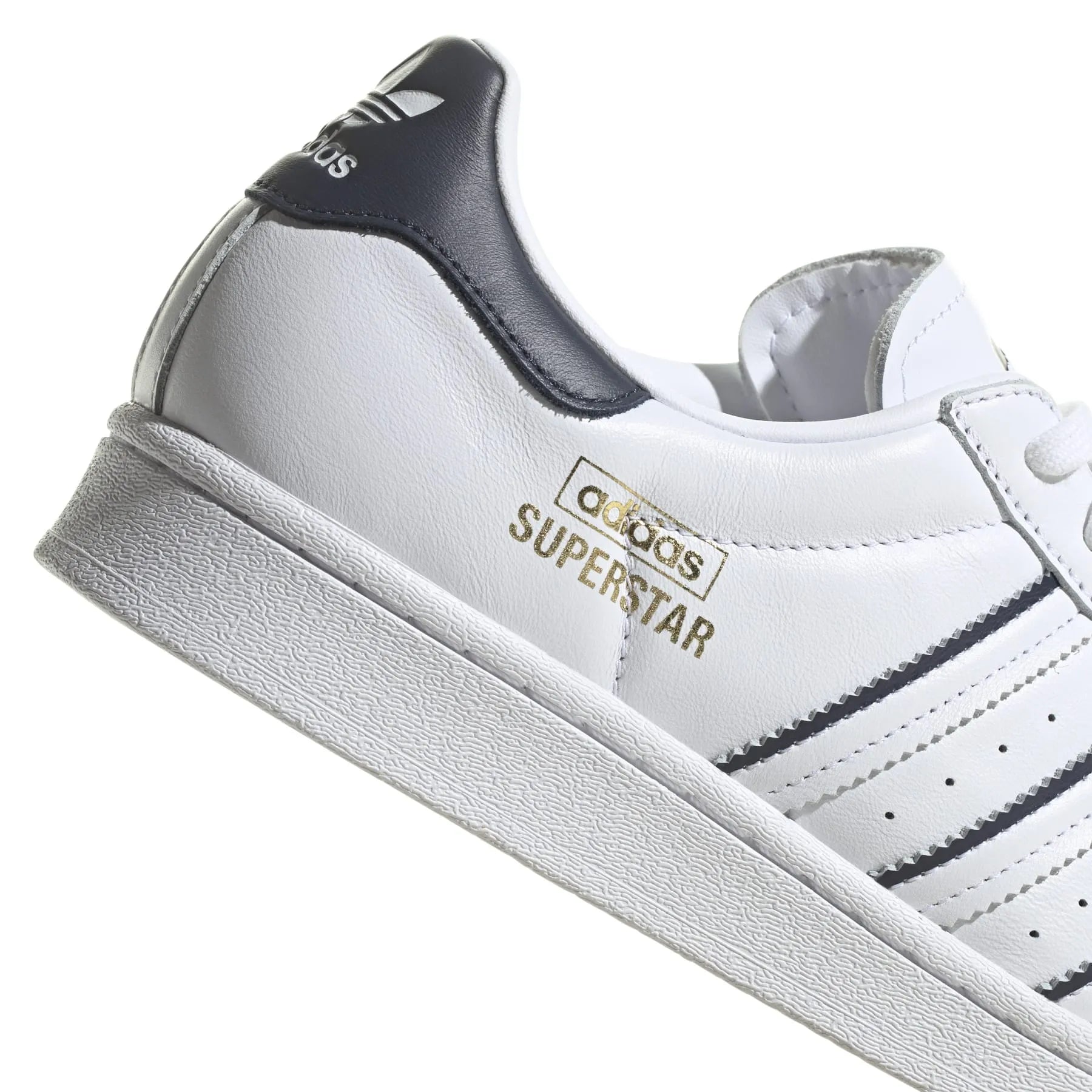 ADIDAS GY2559 SUPERSTAR MN'S (Medium) White/White/Maroon Leather Lifestyle Shoes