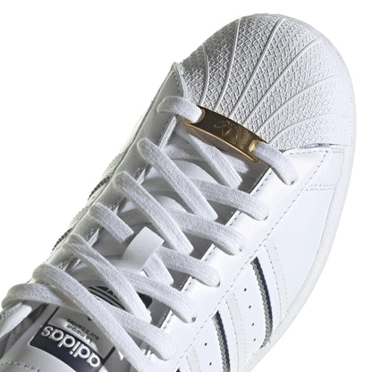 ADIDAS GY2559 SUPERSTAR MN'S (Medium) White/White/Maroon Leather Lifestyle Shoes