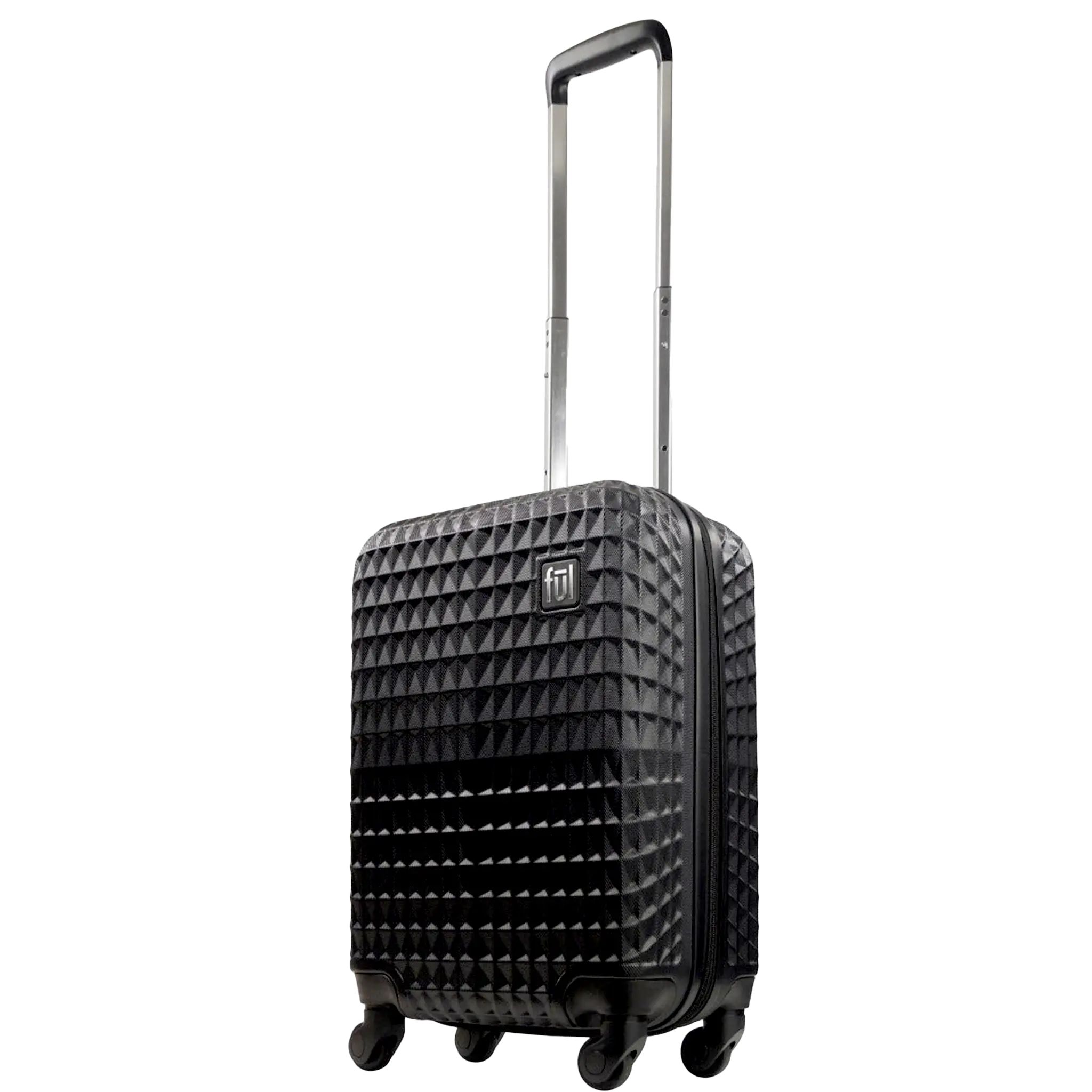 Geo 22" Carry-on Expandable Spinner Luggage Black