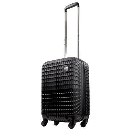 Geo 22" Carry-on Expandable Spinner Luggage Black