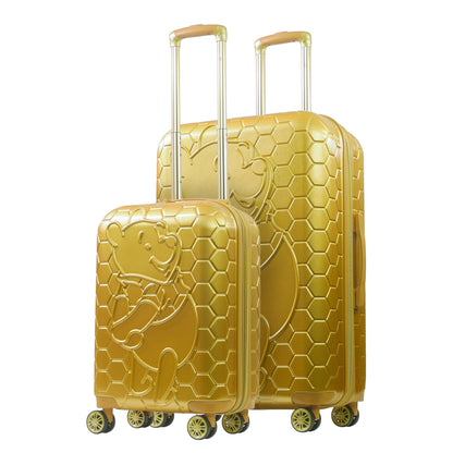 Disney Winnie the Pooh Molded ABS 2pc Hard-sided Spinner Luggage Set