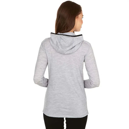 Women's Wool 1/4 Zip Sun Hoodie Woolverino