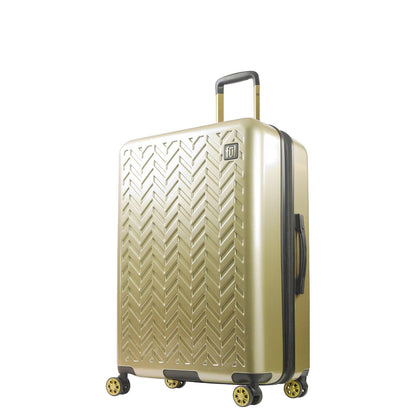 Ful Groove 31" Expandable Hardside Spinner Luggage, Gold