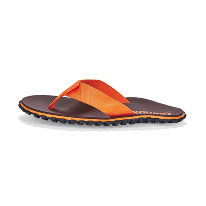 Duckbill Flip-Flops - Men's - Brown & Orange