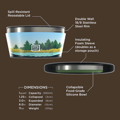 Collapsible Insulated Bowl | 1-Quart