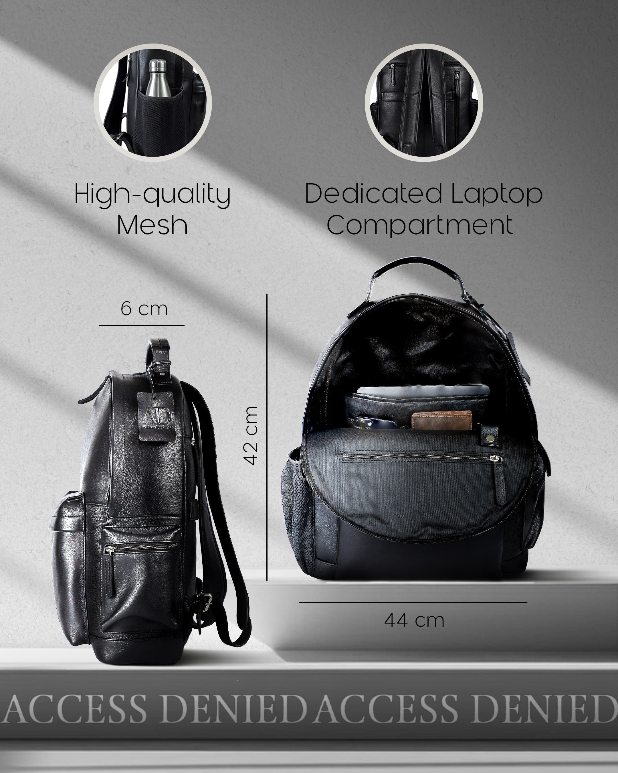 Genuine Leather Backpack