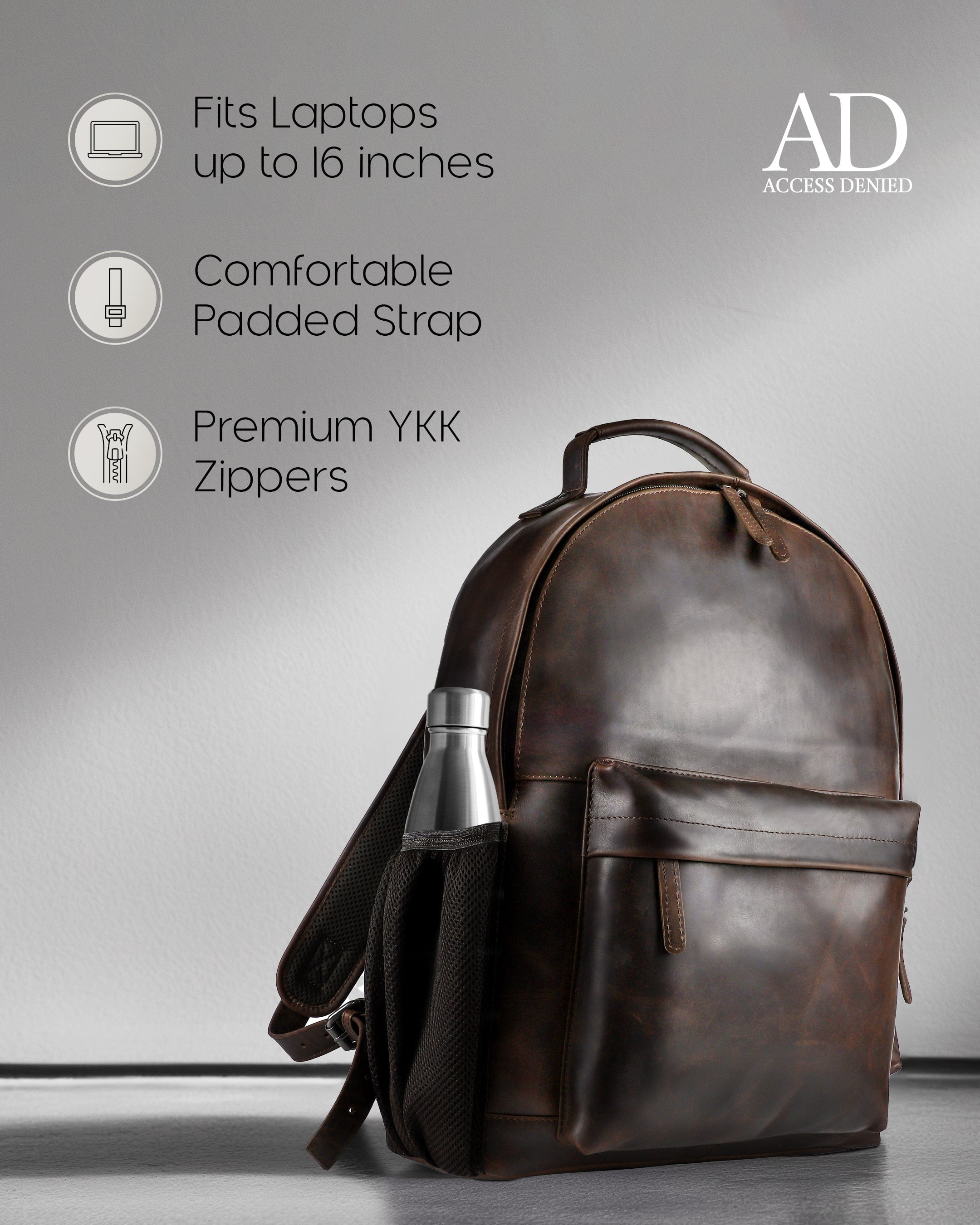 Genuine Leather Backpack