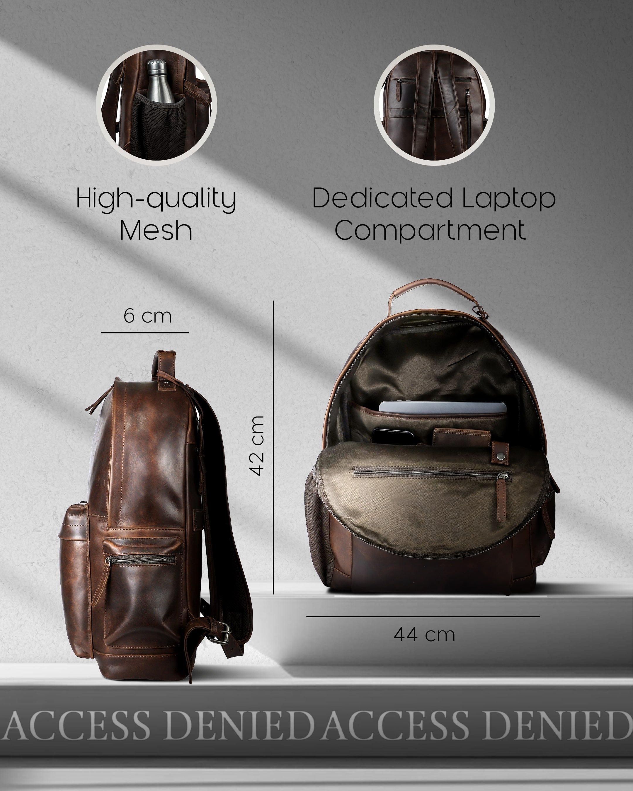 Genuine Leather Backpack