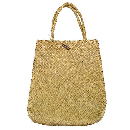 Handmade Rattan Storage Bags with Button