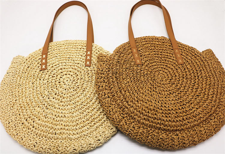 Straw Beach Tote Bag