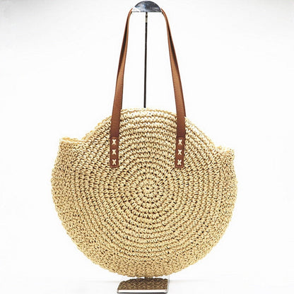 Straw Beach Tote Bag