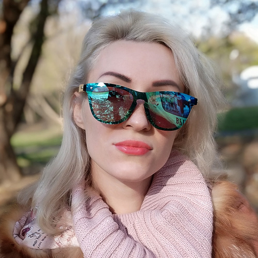 Fashion Wooden Frame Sunglasses