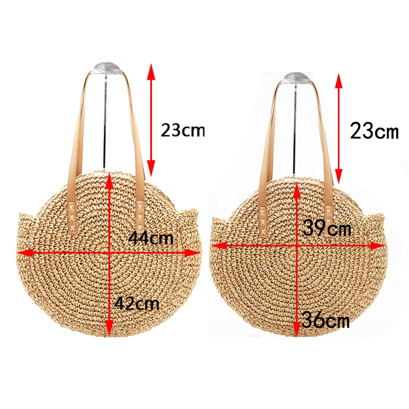 Straw Beach Tote Bag