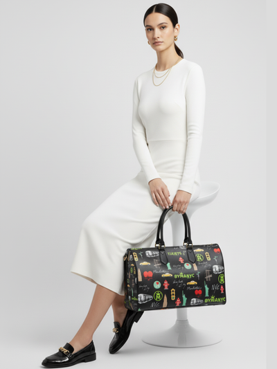Tote Bag CITYSCAPE – BYMANYC ® New York Eco Vegan Handbag