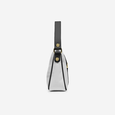 Handbag BYMANYC ® New York – Couture Vegan Vertical Band in Midnight Gold