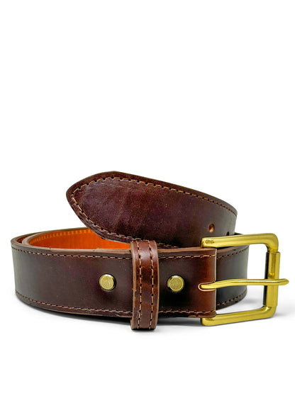 Handmade Leather Belt | Horween Chromexcel | Brown