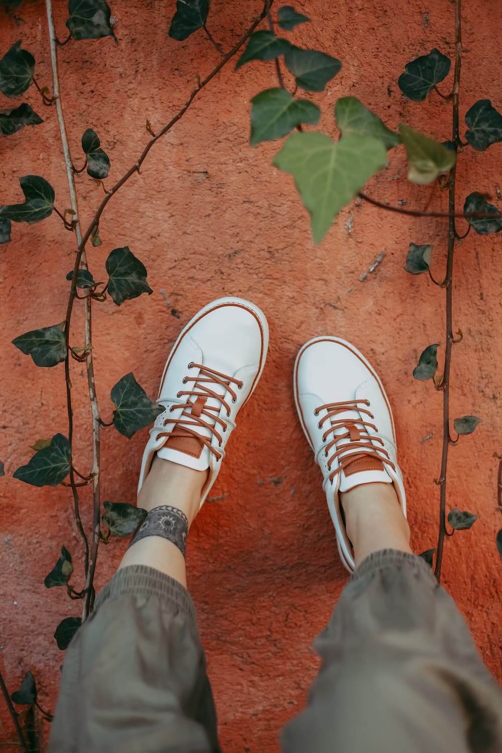 Classic Walker Grounding Shoes • White Leather