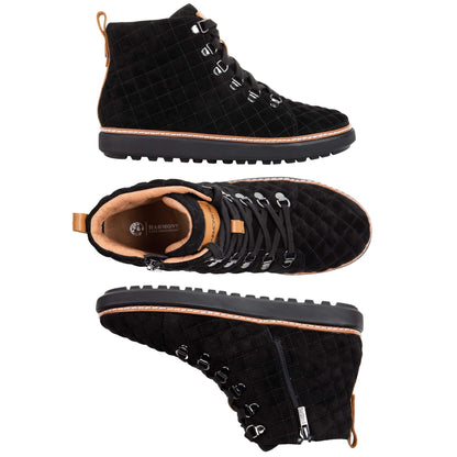 Melissa High-Top Grounding Shoes • Black Quilted