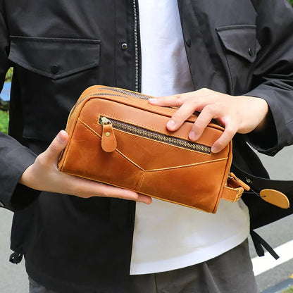 The Nomad Toiletry Bag | Genuine Leather Travel Toiletry Bag