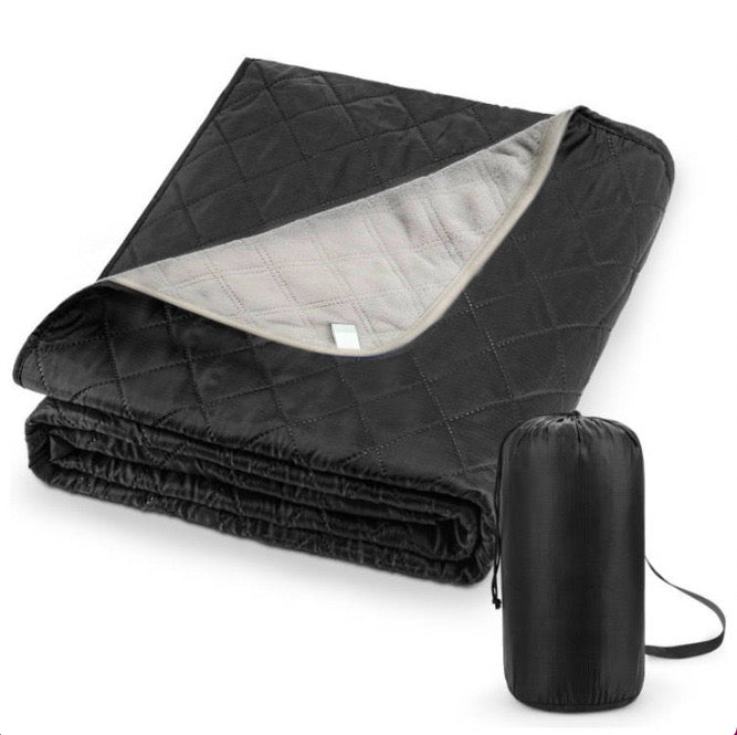 LITEGUEST Heated Camping Blanket Polar Fleece Waterproof USB-Powered