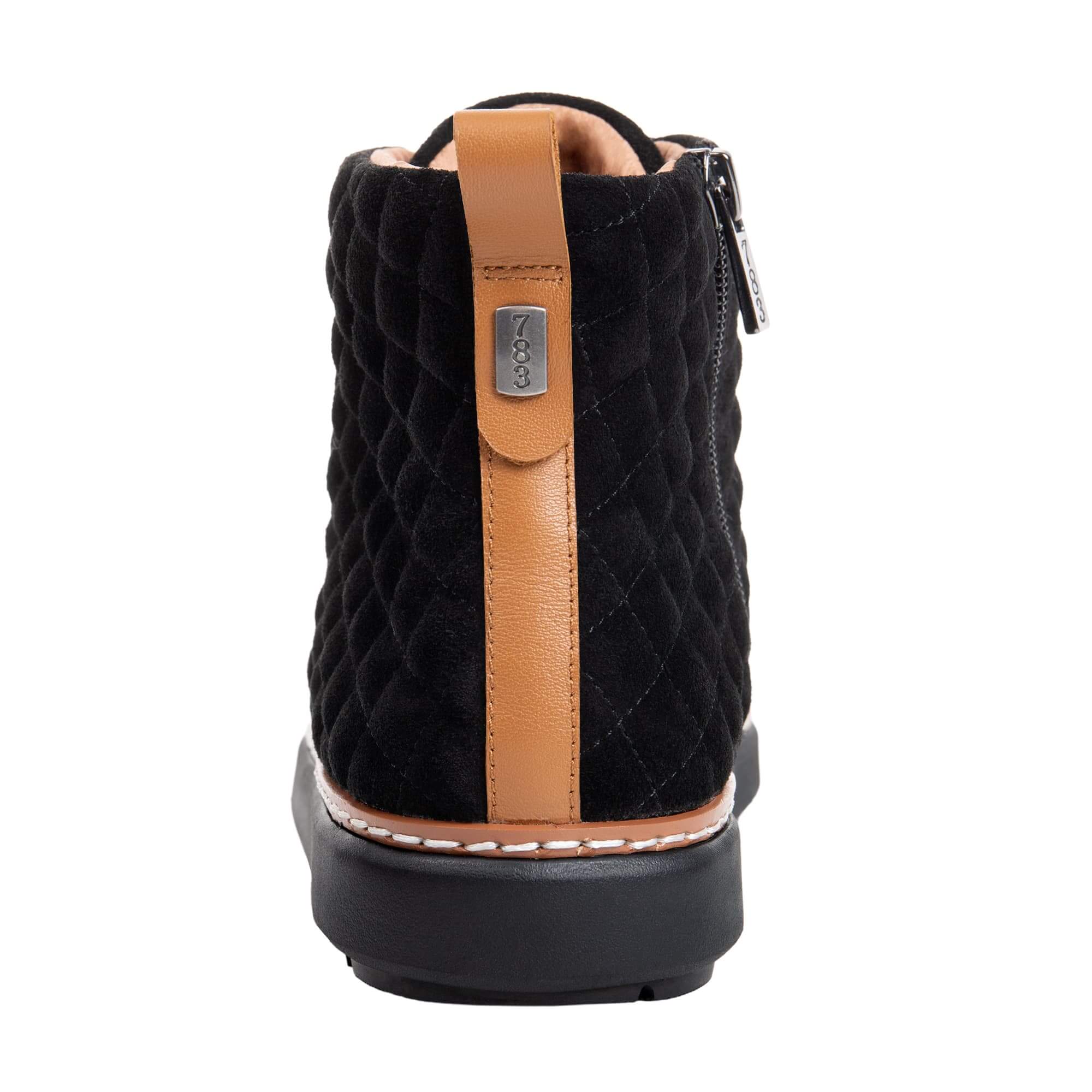 Melissa High-Top Grounding Shoes • Black Quilted