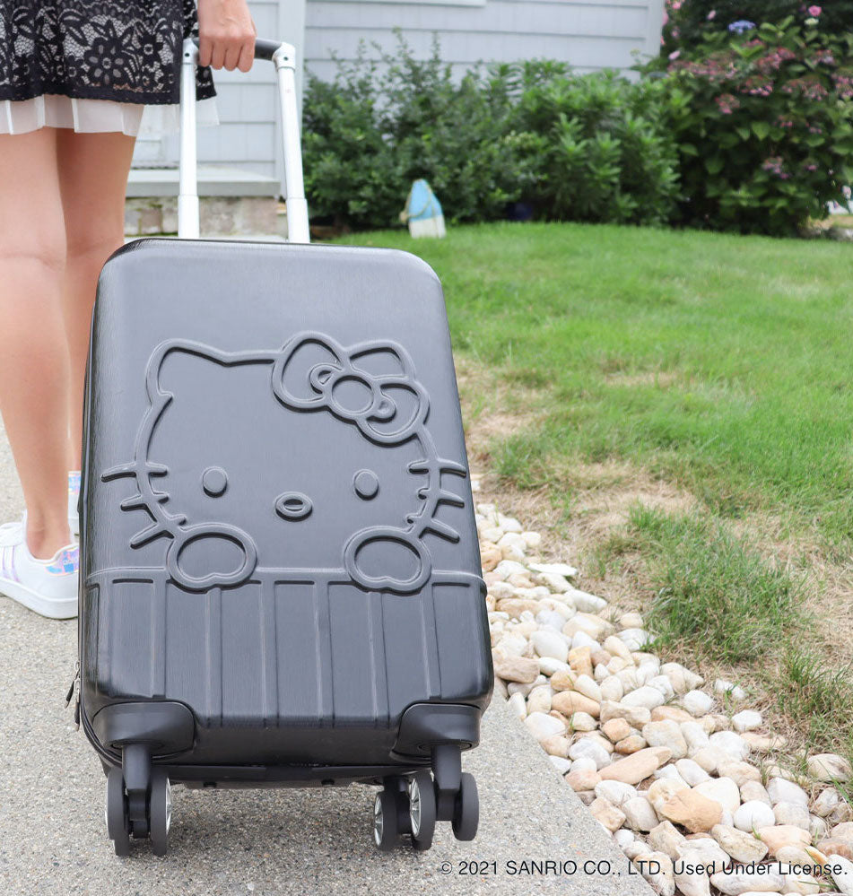 Hello Kitty Ful 21" Hard-sided Spinner Carry-on Luggage Black