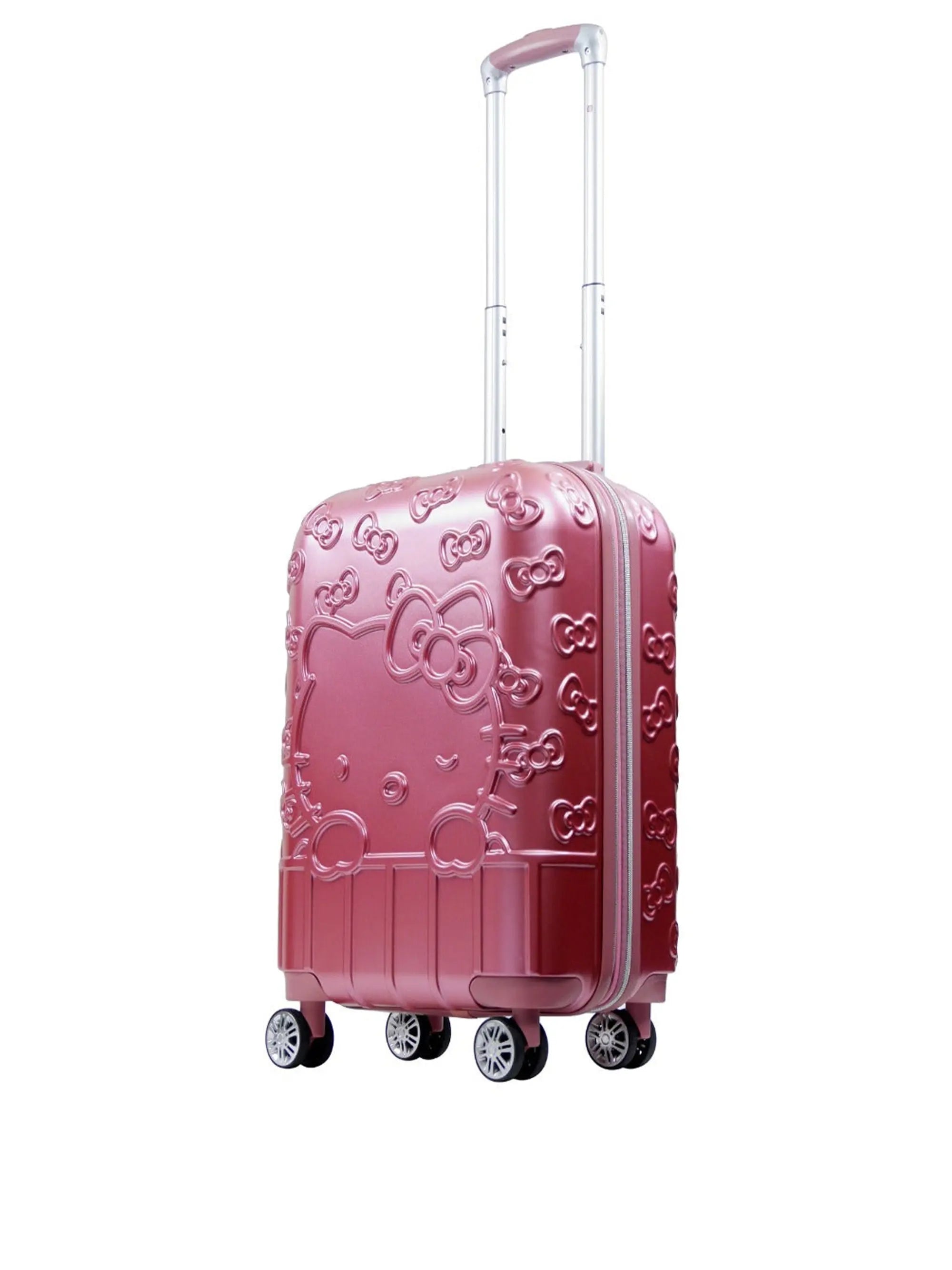 Hello Kitty Portrait & Bows 22.5" Carry-on Luggage Spinner Suitcase