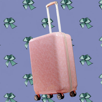 Hello Kitty Pose All Over 25.5" Hard-Sided Luggage Pink