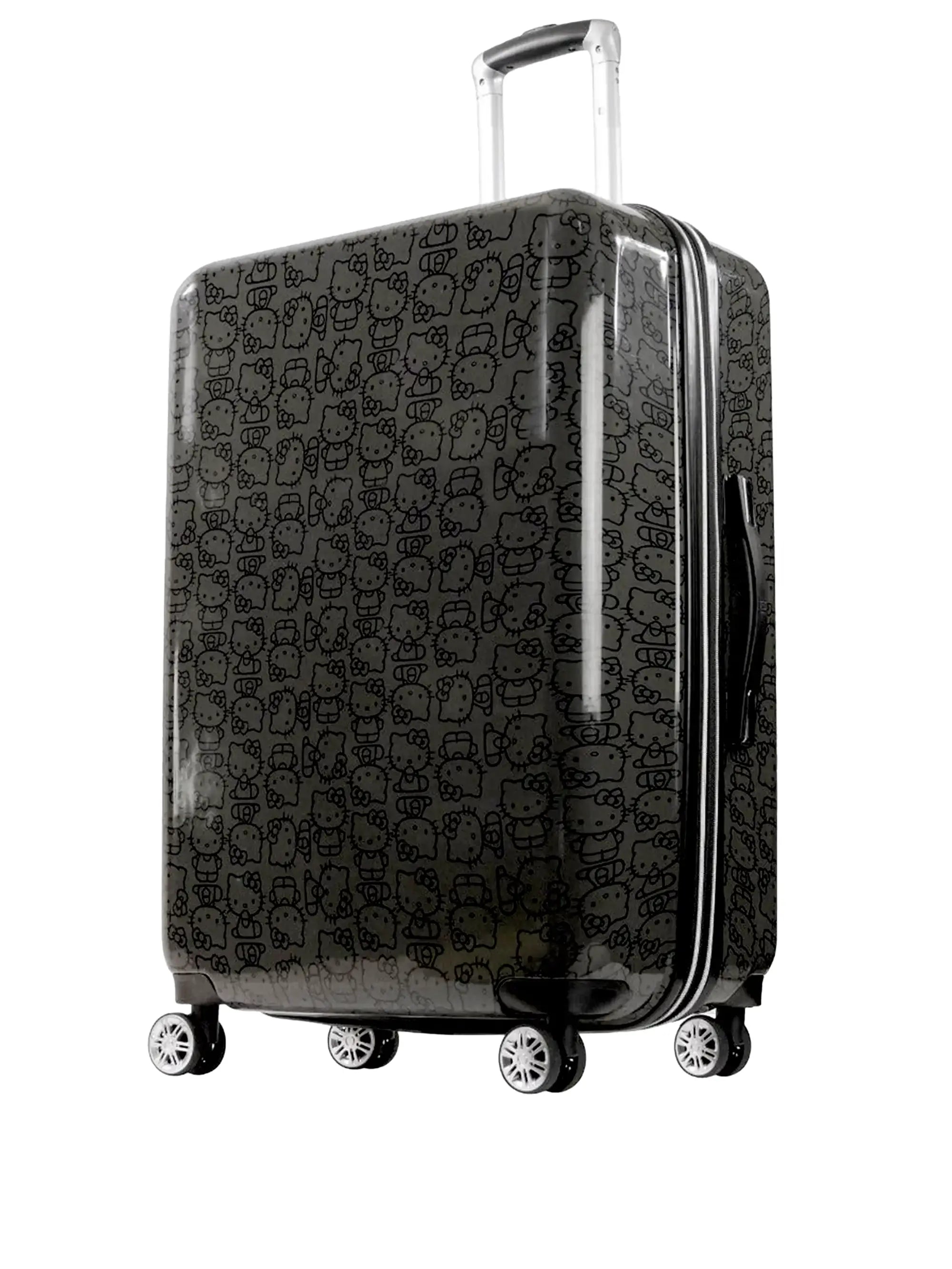 Hello Kitty Pose All Over 29.5" Hard-Sided Luggage Black