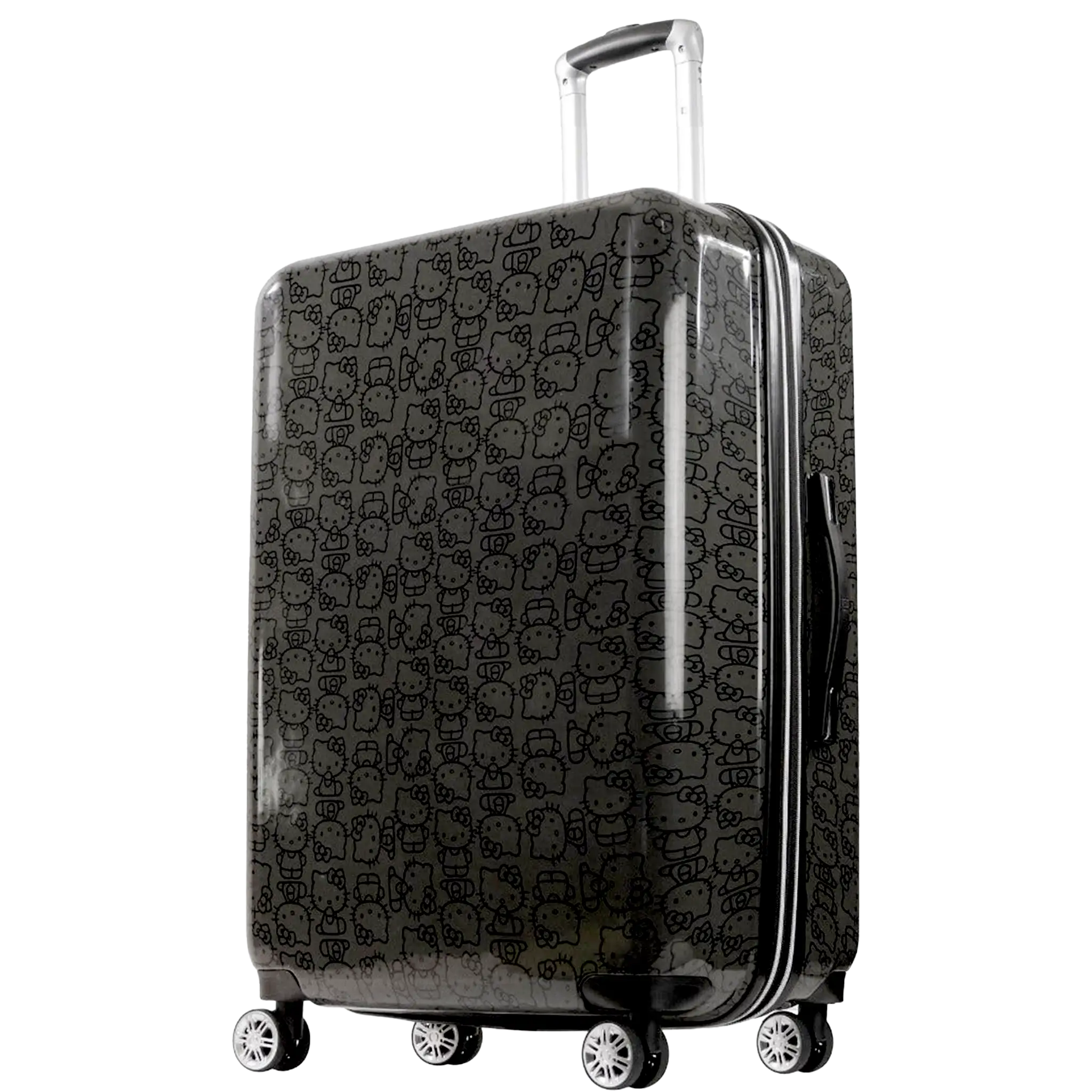 Hello Kitty Pose All Over 29.5" Hard-Sided Luggage Black