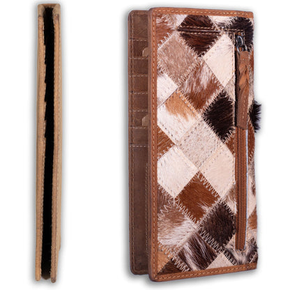 Patchwork Long Wallet