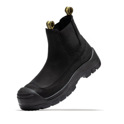 Woodland Brown 6 inch Composite Toe Pull-on Leather Work Boots AK664