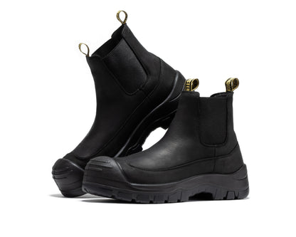 Woodland Brown 6 inch Composite Toe Pull-on Leather Work Boots AK664