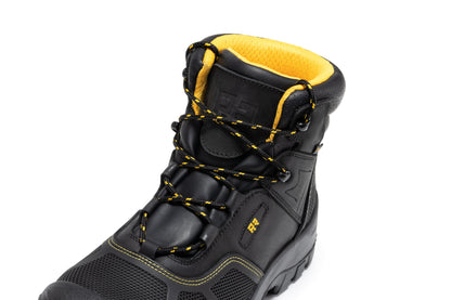 Woodland Black 6 inch Waterproof Composite Toe Leather Work Boots AK663