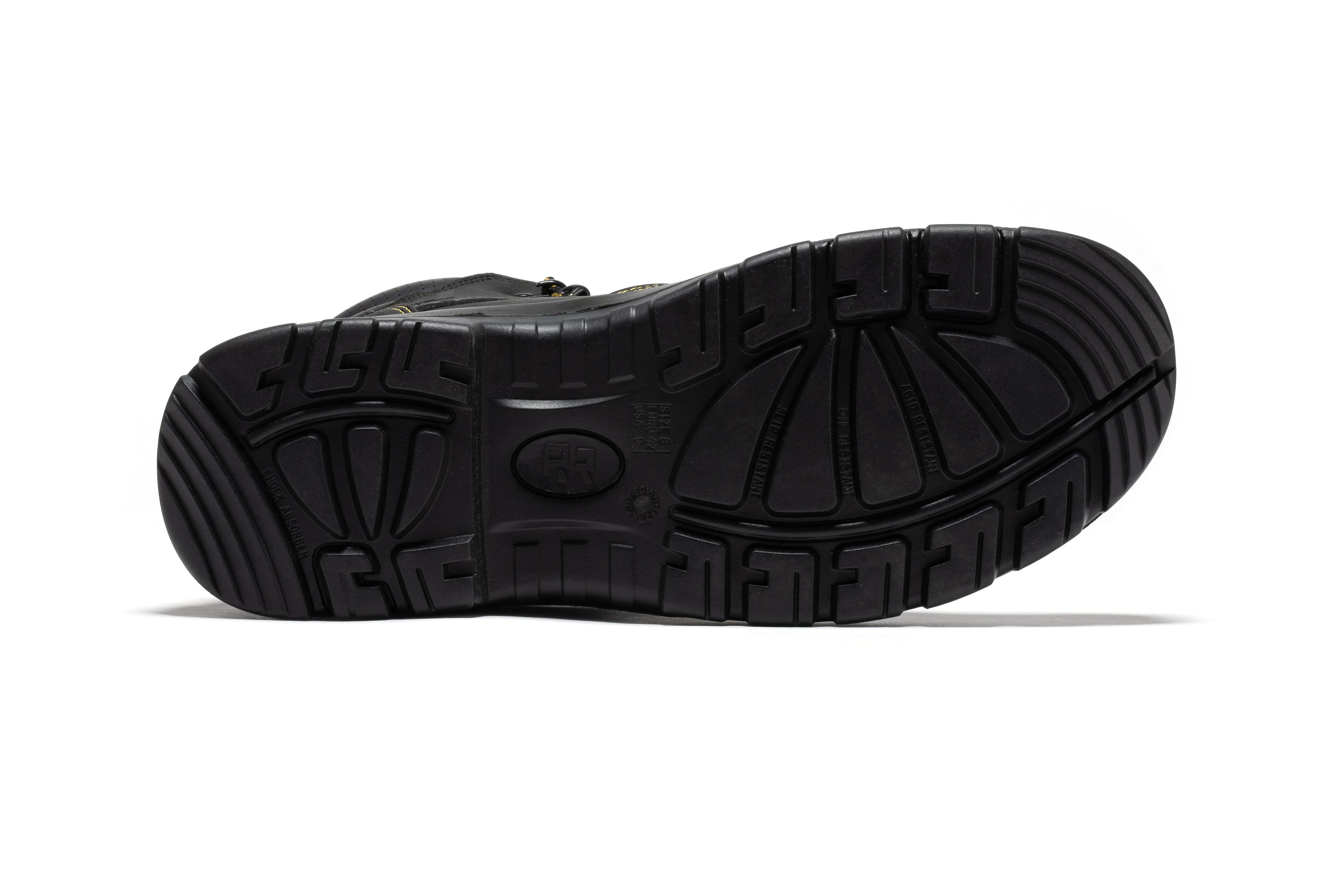 Woodland Black 6 inch Waterproof Composite Toe Leather Work Boots AK663