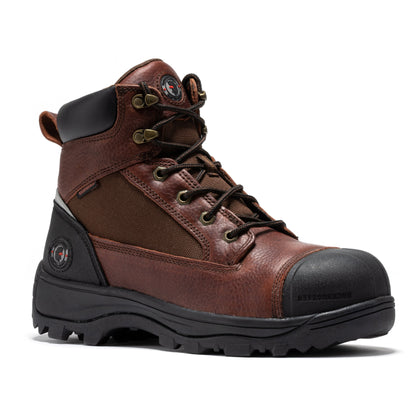 Daviston 6 inch Brown Composite Toe Waterproof Work Boots AT872