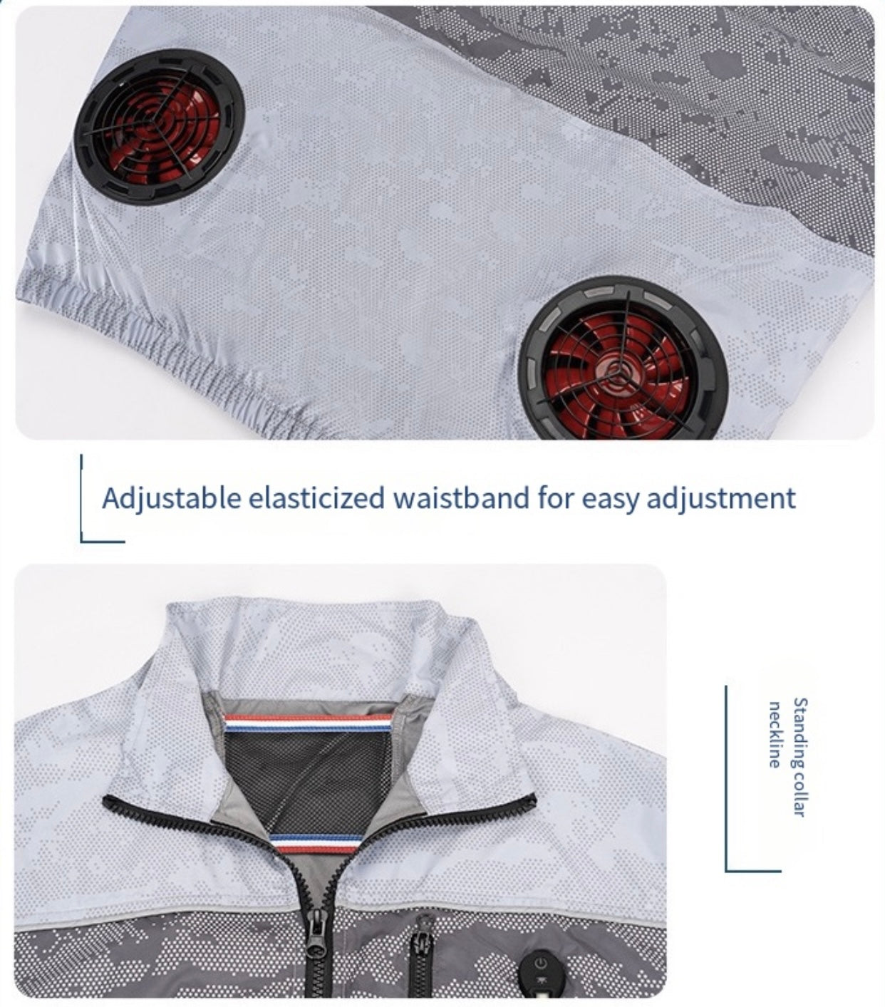 LITEGUEST™ Cooling Fan Jacket with LED Light – Stay Cool for Fishing