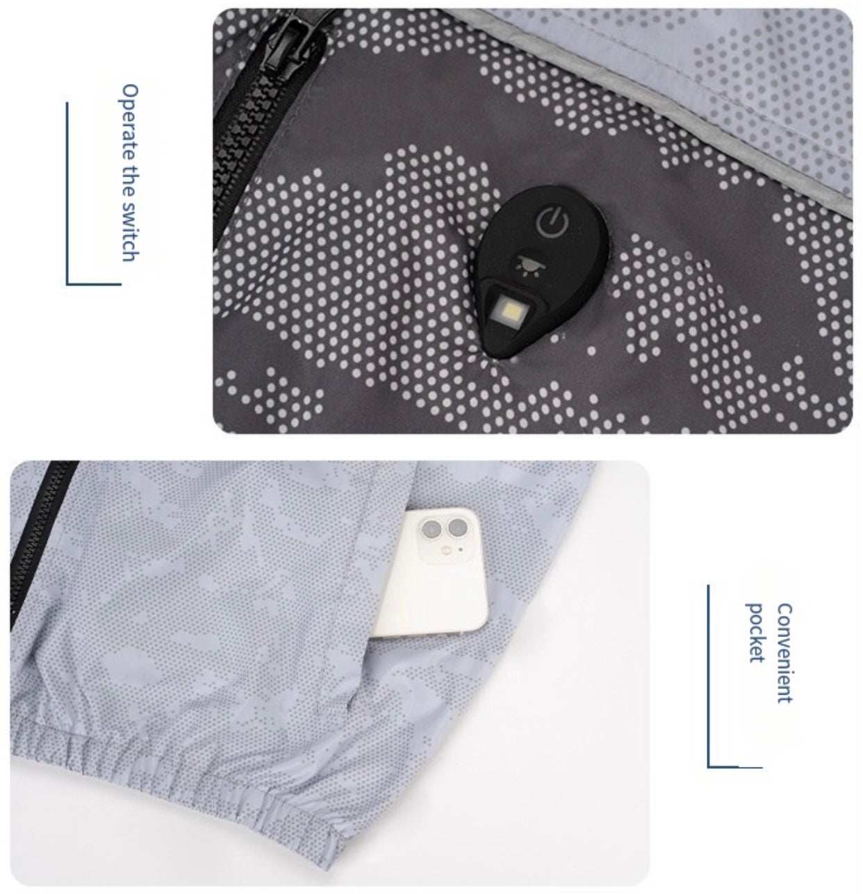 LITEGUEST™ Cooling Fan Jacket with LED Light – Stay Cool for Fishing