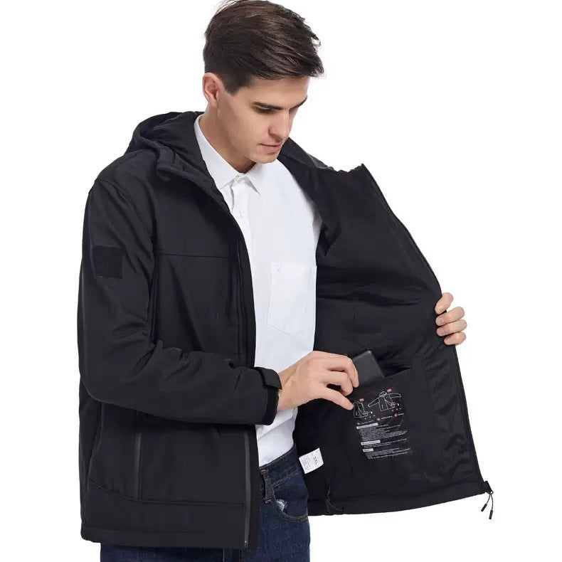 LITEGUEST Softshell 10-Zone Heated Jacket Waterproof for Winter