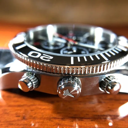 Space Shuttle Atlantis Tribute - Stainless Steel, Black Dial