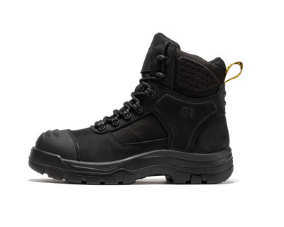 Stowe Black 7 inch Composite Toe Leather Work Boots CP212BK