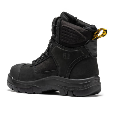 Stowe Black 7 inch Composite Toe Leather Work Boots CP212BK