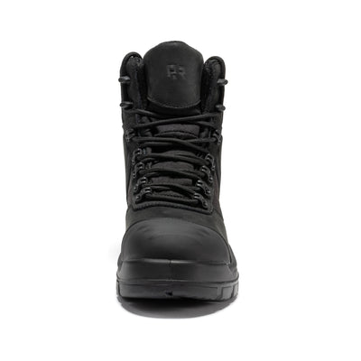 Stowe Black 7 inch Composite Toe Leather Work Boots CP212BK